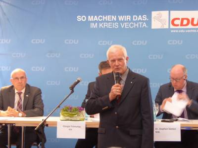 Begr��ung der Teilnehmer durch den Vorsitzenden Egon M�ller.